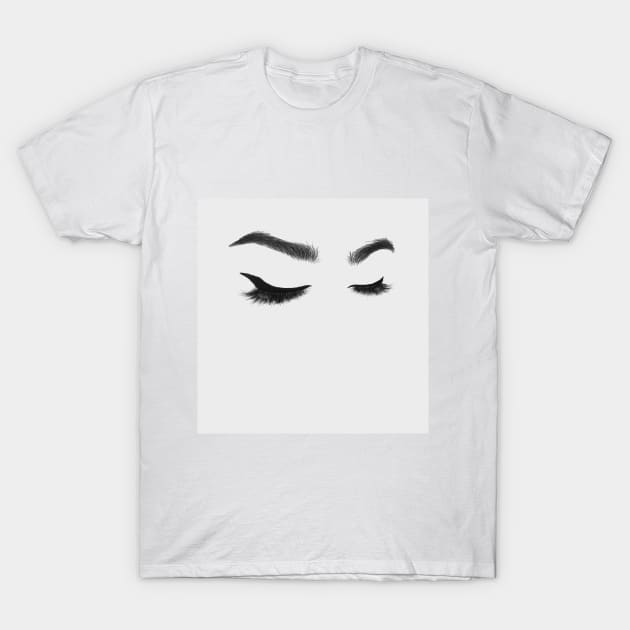 Lashes T-Shirt by Mod Art